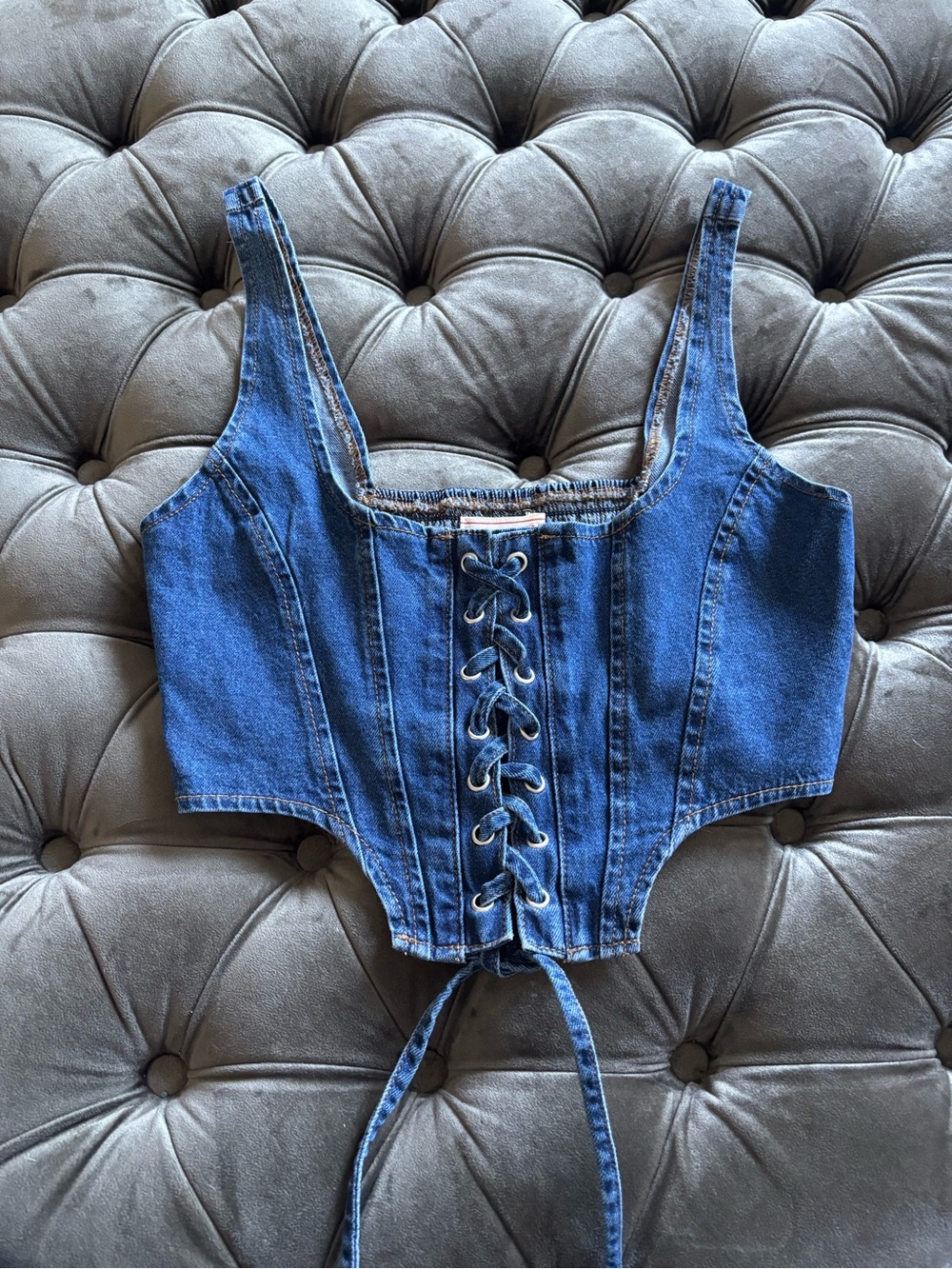 Denim top